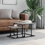 Mesa de centro apilable 2 pzas madera ingeniería gris Sonoma de , Mesas de centro - Ref: Foro24-833371, Precio: 43,61 €, Desc...
