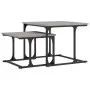 Mesa de centro apilable 2 pzas madera ingeniería gris Sonoma de , Mesas de centro - Ref: Foro24-833371, Precio: 43,61 €, Desc...