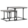 Mesa de centro apilable 2 pzas madera ingeniería gris Sonoma de , Mesas de centro - Ref: Foro24-833371, Precio: 43,84 €, Desc...