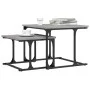 Mesa de centro apilable 2 pzas madera ingeniería gris Sonoma de , Mesas de centro - Ref: Foro24-833371, Precio: 43,61 €, Desc...