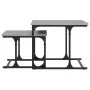 Mesa de centro apilable 2 pzas madera ingeniería gris Sonoma de , Mesas de centro - Ref: Foro24-833371, Precio: 43,61 €, Desc...