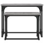Mesa de centro apilable 2 pzas madera ingeniería gris Sonoma de , Mesas de centro - Ref: Foro24-833371, Precio: 43,84 €, Desc...