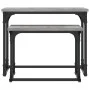 Stackable coffee table set, 2 pieces, engineered wood, Sonoma gray by , Coffee table - Ref: Foro24-833371, Price: 43,61 €, Di...
