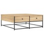 Mesa de centro madera de ingeniería roble Sonoma 100x99x40 cm de , Mesas de centro - Ref: Foro24-835295, Precio: 77,02 €, Des...