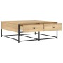 Mesa de centro madera de ingeniería roble Sonoma 100x99x40 cm de , Mesas de centro - Ref: Foro24-835295, Precio: 77,02 €, Des...