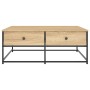 Mesa de centro madera de ingeniería roble Sonoma 100x99x40 cm de , Mesas de centro - Ref: Foro24-835295, Precio: 77,02 €, Des...