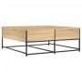 Mesa de centro madera de ingeniería roble Sonoma 100x99x40 cm de , Mesas de centro - Ref: Foro24-835295, Precio: 77,02 €, Des...