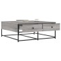 Mesa de centro madera de ingeniería gris Sonoma 100x99x40 cm de , Mesas de centro - Ref: Foro24-835297, Precio: 78,44 €, Desc...