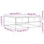 Mesa de centro madera de ingeniería gris Sonoma 100x99x40 cm de , Mesas de centro - Ref: Foro24-835297, Precio: 78,44 €, Desc...
