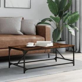 Mesa de centro madera contrachapada roble ahumado 100x50x35 cm de , Mesas de centro - Ref: Foro24-835331, Precio: 52,62 €, De...