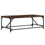 Mesa de centro madera contrachapada roble ahumado 100x50x35 cm de , Mesas de centro - Ref: Foro24-835331, Precio: 53,32 €, De...
