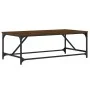 Mesa de centro madera contrachapada marrón roble 100x50x35 cm de , Mesas de centro - Ref: Foro24-835333, Precio: 45,02 €, Des...