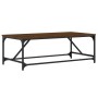 Mesa de centro madera contrachapada marrón roble 100x50x35 cm de , Mesas de centro - Ref: Foro24-835333, Precio: 45,57 €, Des...