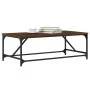 Mesa de centro madera contrachapada marrón roble 100x50x35 cm de , Mesas de centro - Ref: Foro24-835333, Precio: 45,02 €, Des...
