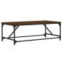 Mesa de centro madera contrachapada marrón roble 100x50x35 cm de , Mesas de centro - Ref: Foro24-835333, Precio: 45,57 €, Des...