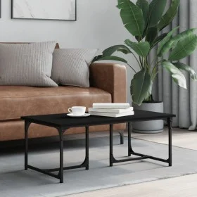 Black plywood coffee table 90x50x35 cm by , Coffee table - Ref: Foro24-835399, Price: 42,01 €, Discount: %