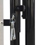 Puerta de valla de jardín negra 300x200 cm de vidaXL, Puertas de jardín - Ref: Foro24-141693, Precio: 542,30 €, Descuento: %
