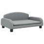 Cama para perros de tela gris claro 70x45x30 cm en Camas para perros | Comprar online en Foru.es