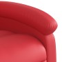 Sillón reclinable eléctrico de cuero sintético rojo en Sillones | Comprar online en Foru.es