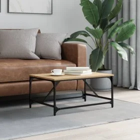 Mesa de centro madera de ingeniería roble Sonoma 75x50x35 cm de , Mesas de centro - Ref: Foro24-835325, Precio: 43,32 €, Desc...