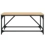 Mesa de centro madera de ingeniería roble Sonoma 75x50x35 cm de , Mesas de centro - Ref: Foro24-835325, Precio: 43,32 €, Desc...