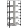Estantería de madera de ingeniería gris Sonoma 78,5x33x153 cm de , Librerías y estanterías - Ref: Foro24-835257, Precio: 80,0...
