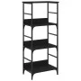 Estantería de madera de ingeniería negra 50x33x117,5 cm de , Librerías y estanterías - Ref: Foro24-835269, Precio: 47,78 €, D...
