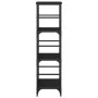 Estantería de madera de ingeniería negra 50x33x117,5 cm de , Librerías y estanterías - Ref: Foro24-835269, Precio: 47,78 €, D...