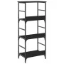 Estantería de madera de ingeniería negra 50x33x117,5 cm de , Librerías y estanterías - Ref: Foro24-835269, Precio: 47,78 €, D...