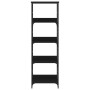 Estantería de madera de ingeniería negra 50x33x153 cm de , Librerías y estanterías - Ref: Foro24-835274, Precio: 65,82 €, Des...