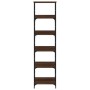 Estantería de madera ingeniería marrón roble 50x33x188,5 cm de , Librerías y estanterías - Ref: Foro24-835283, Precio: 72,60 ...