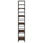 Estantería de madera ingeniería marrón roble 50x33x188,5 cm de , Librerías y estanterías - Ref: Foro24-835283, Precio: 72,60 ...