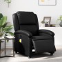 Sillón de masaje reclinable eléctrico cuero sintético negro en Sillones | Comprar online en Foru.es