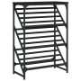 Mueble zapatero de madera de ingeniería negro 60x30x85 cm de , Zapateros y organizadores de calzado - Ref: Foro24-833423, Pre...