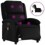 Sillón de masaje reclinable eléctrico cuero sintético negro en Sillones | Comprar online en Foru.es