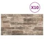 3D Wandpaneele Ziegel Design 10 Stück EPS mehrfarbig von , Wandverkleidung - Ref: Foro24-149585, Preis: 173,44 €, Rabatt: %