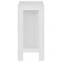 Mesa alta de cocina con estantería blanco 110x50x103 cm de , Mesas de cocina y de comedor - Ref: Foro24-280211, Precio: 98,65...