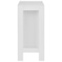 Mesa alta de cocina con estantería blanco 110x50x103 cm de , Mesas de cocina y de comedor - Ref: Foro24-280211, Precio: 100,1...
