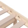 Estructura de cama madera maciza 75x190 cm de , Camas y somieres - Ref: Foro24-814844, Precio: 87,91 €, Descuento: %