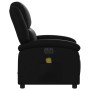 Sillón de masaje reclinable eléctrico cuero sintético negro en Sillones | Comprar online en Foru.es