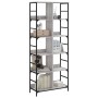 Estantería de madera de ingeniería gris Sonoma 78,5x33x188,5 cm de , Librerías y estanterías - Ref: Foro24-835262, Precio: 98...