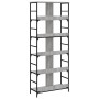 Estantería de madera de ingeniería gris Sonoma 78,5x33x188,5 cm de , Librerías y estanterías - Ref: Foro24-835262, Precio: 98...