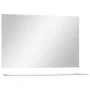 Espejo de pared con estante de vidrio templado 100x60 cm de , Espejos - Ref: Foro24-249443, Precio: 69,90 €, Descuento: %