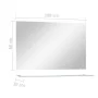 Espejo de pared con estante de vidrio templado 100x60 cm de , Espejos - Ref: Foro24-249443, Precio: 69,90 €, Descuento: %