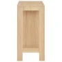 Mesa alta de cocina con estantería color roble 110x50x103 cm de , Mesas de cocina y de comedor - Ref: Foro24-280213, Precio: ...