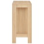 Mesa alta de cocina con estantería color roble 110x50x103 cm de , Mesas de cocina y de comedor - Ref: Foro24-280213, Precio: ...