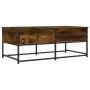 Mesa de centro madera de ingeniería roble ahumado 100x51x40 cm de , Mesas de centro - Ref: Foro24-833972, Precio: 60,65 €, De...