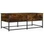 Mesa de centro madera de ingeniería roble ahumado 100x51x40 cm de , Mesas de centro - Ref: Foro24-833972, Precio: 60,65 €, De...