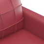 Juego de sofás con cojines 3 piezas cuero sintético rojo tinto de , Sofás - Ref: Foro24-3201376, Precio: 533,16 €, Descuento: %