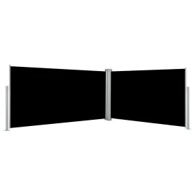 Toldo lateral retráctil negro 160x600 cm de vidaXL, Sombrillas - Ref: Foro24-42178, Precio: 110,56 €, Descuento: %